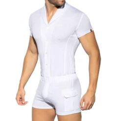 Body Manches Courtes Blanc
