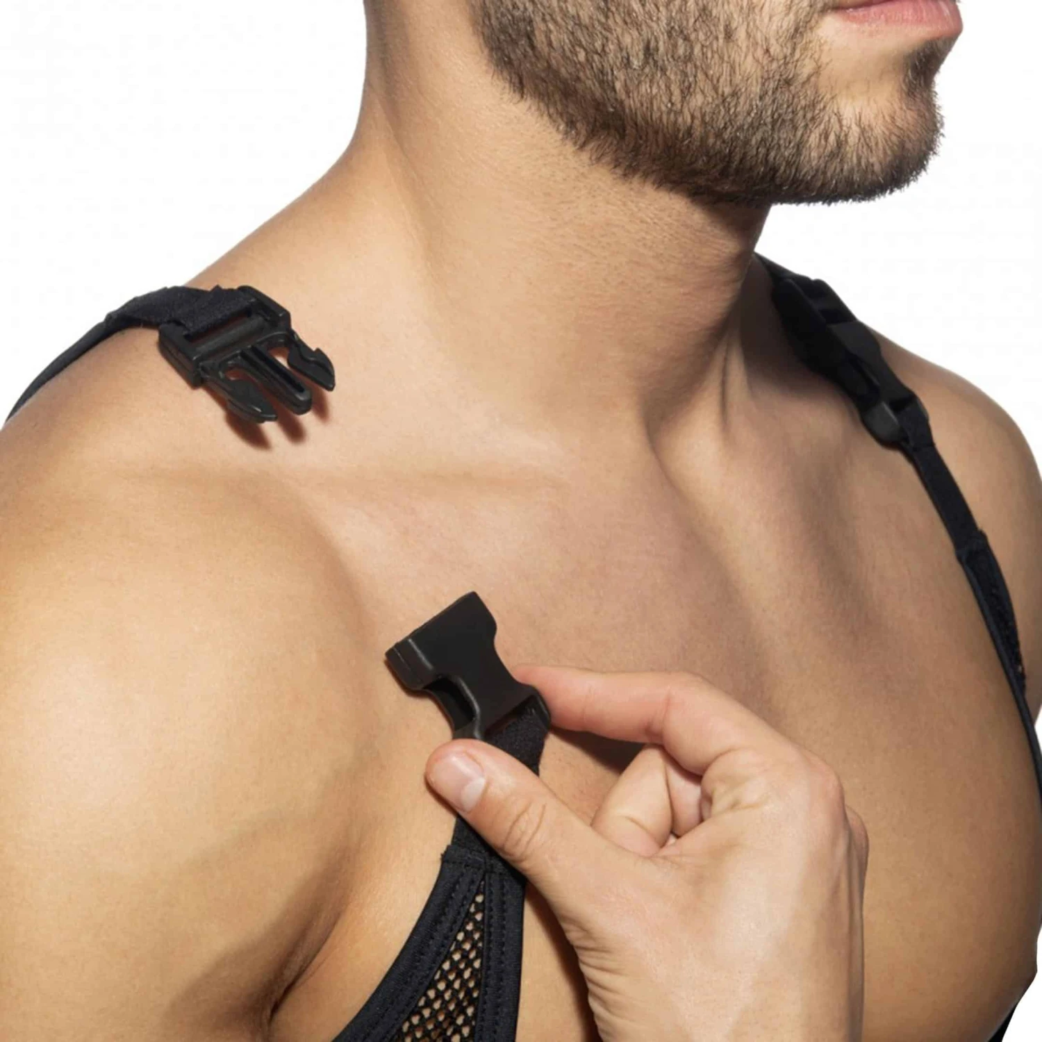 Body Mesh Wrestling Noir â Image 3