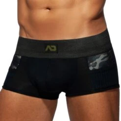 Boxer Combi Army Noir