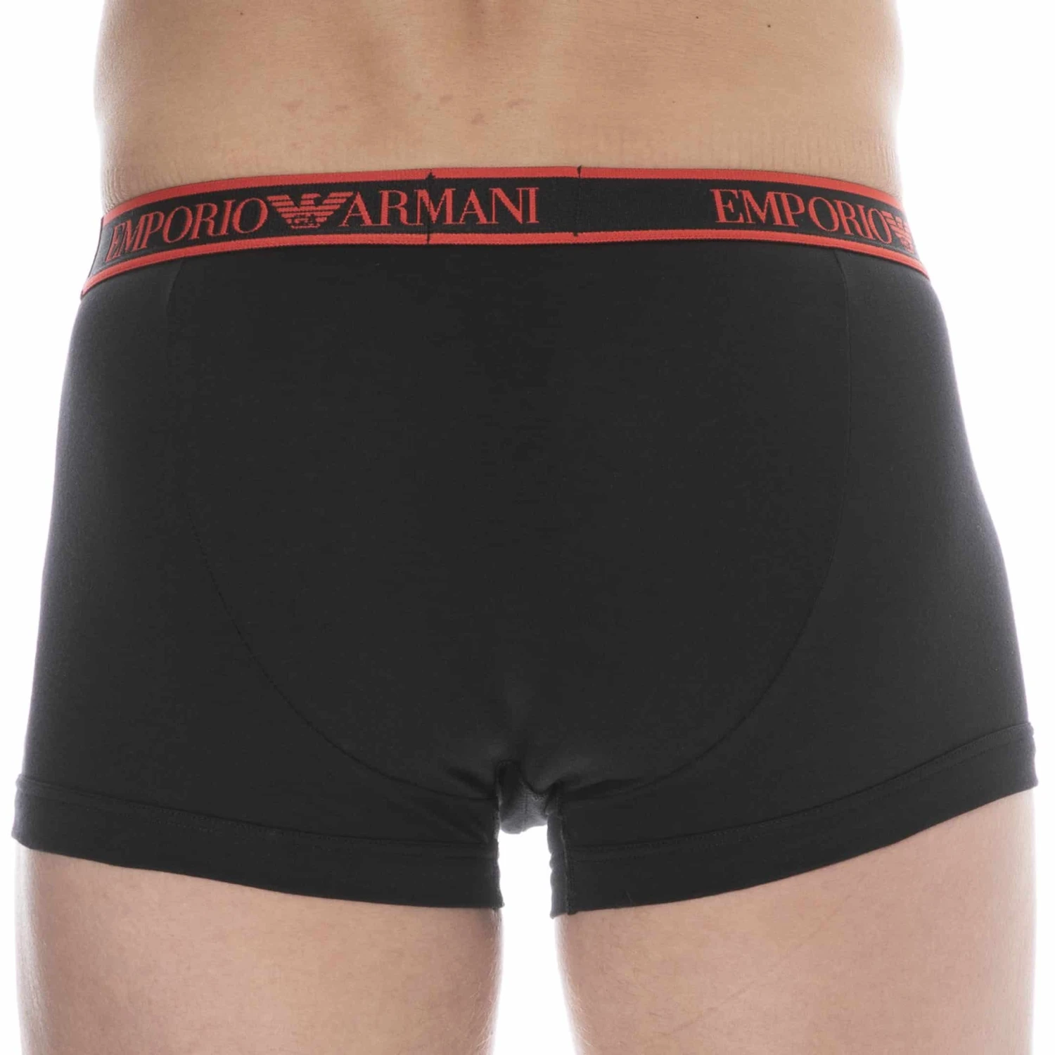 Boxer Core Logoband Coton Noir - Rouge â Image 3