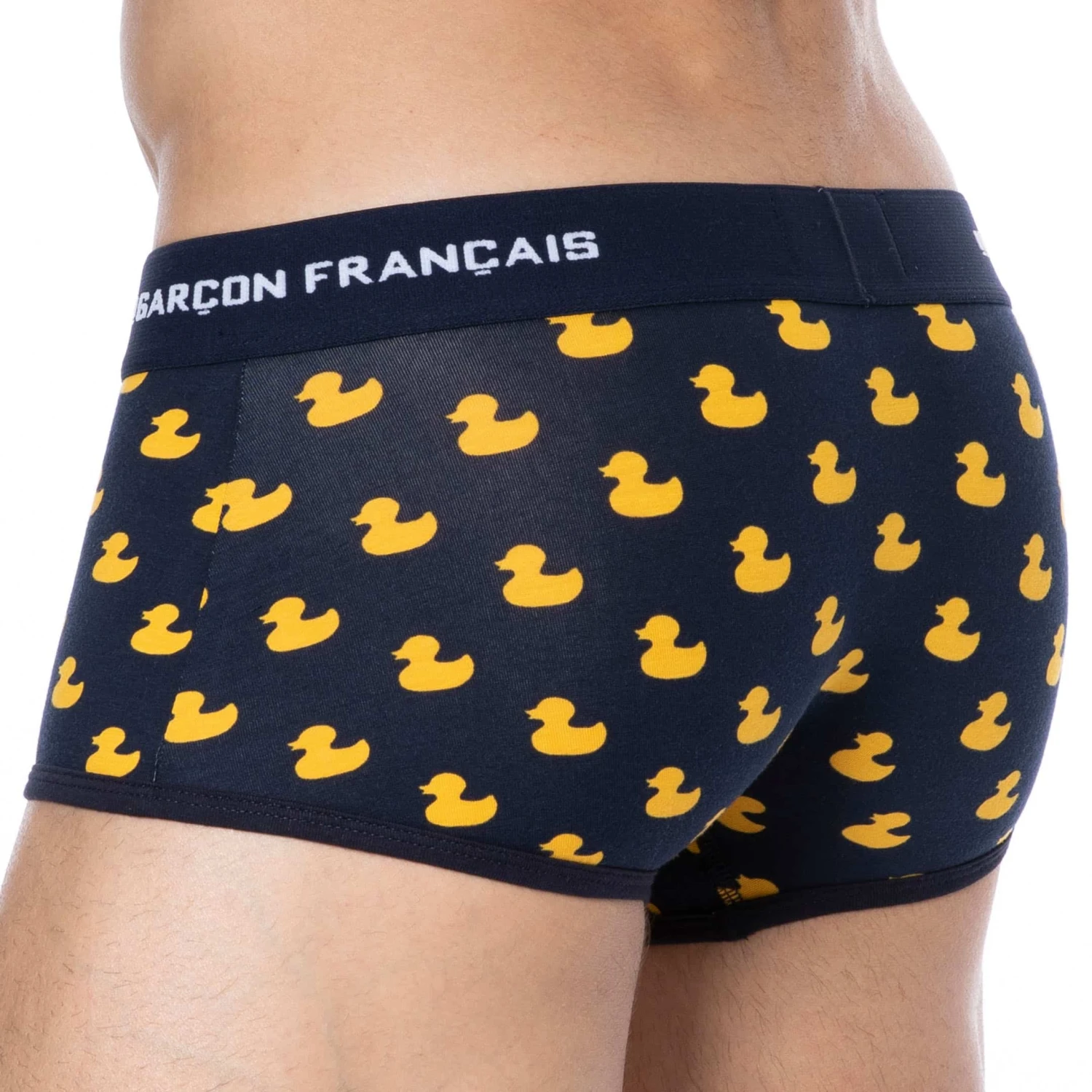 Boxer Court Canard Coton Bleu Marine â Image 2
