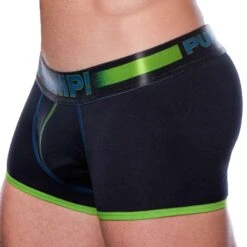 Boxer Court Play Noir - Vert