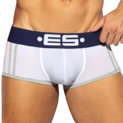 Boxer Court Sport Microfibre Blanc