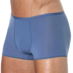 Boxer Court Temptation Plume Microfibre Bleu Jeans