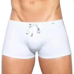 Boxer De Bain Blanc