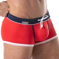 Boxer De Bain Holidays Rouge - Marine
