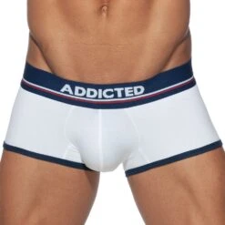 Boxer Empty Bottom Basic Colors Blanc