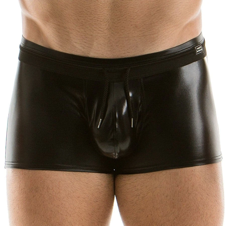 Boxer Empty Bottom Latex Noir