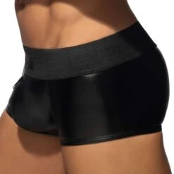 Boxer Front Zip Rub Cockring Noir