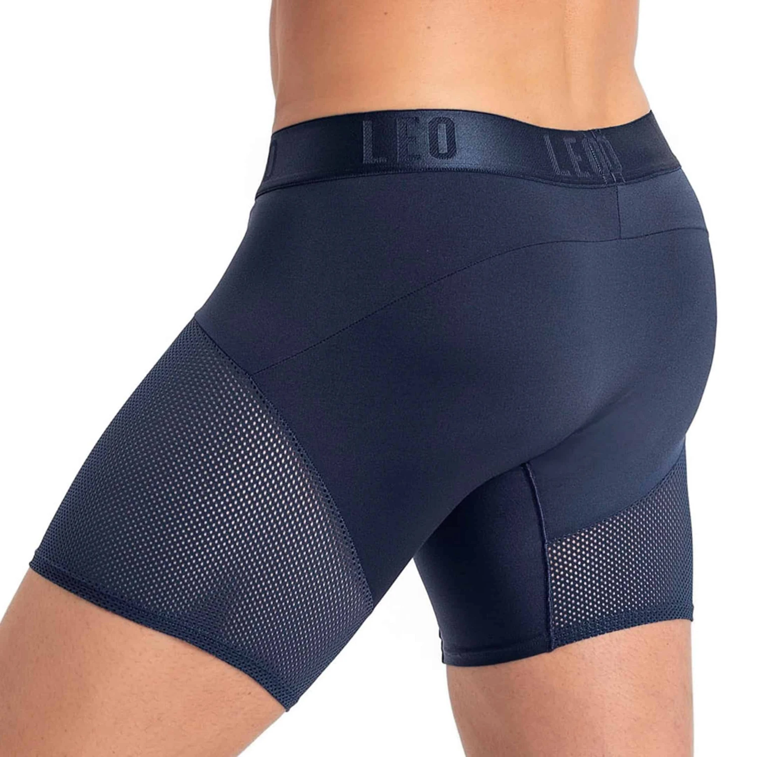 Boxer Long Advanced Mesh Bleu Marine