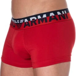 Boxer Megalogo Coton Rouge