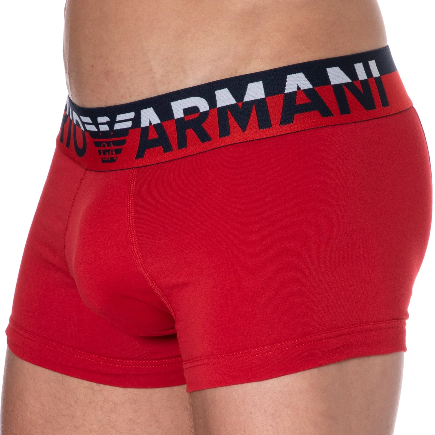 Boxer Megalogo Coton Rouge
