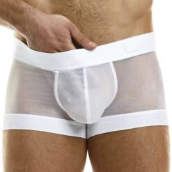 Boxer Muslin Blanc