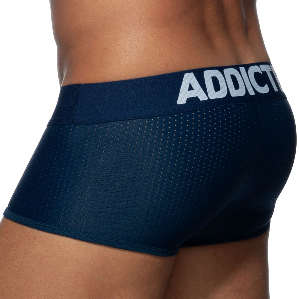 Boxer Court Push Up Mesh Bleu Marine â Image 2