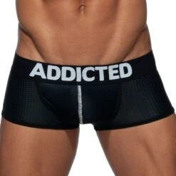 Boxer Court Push Up Mesh Noir
