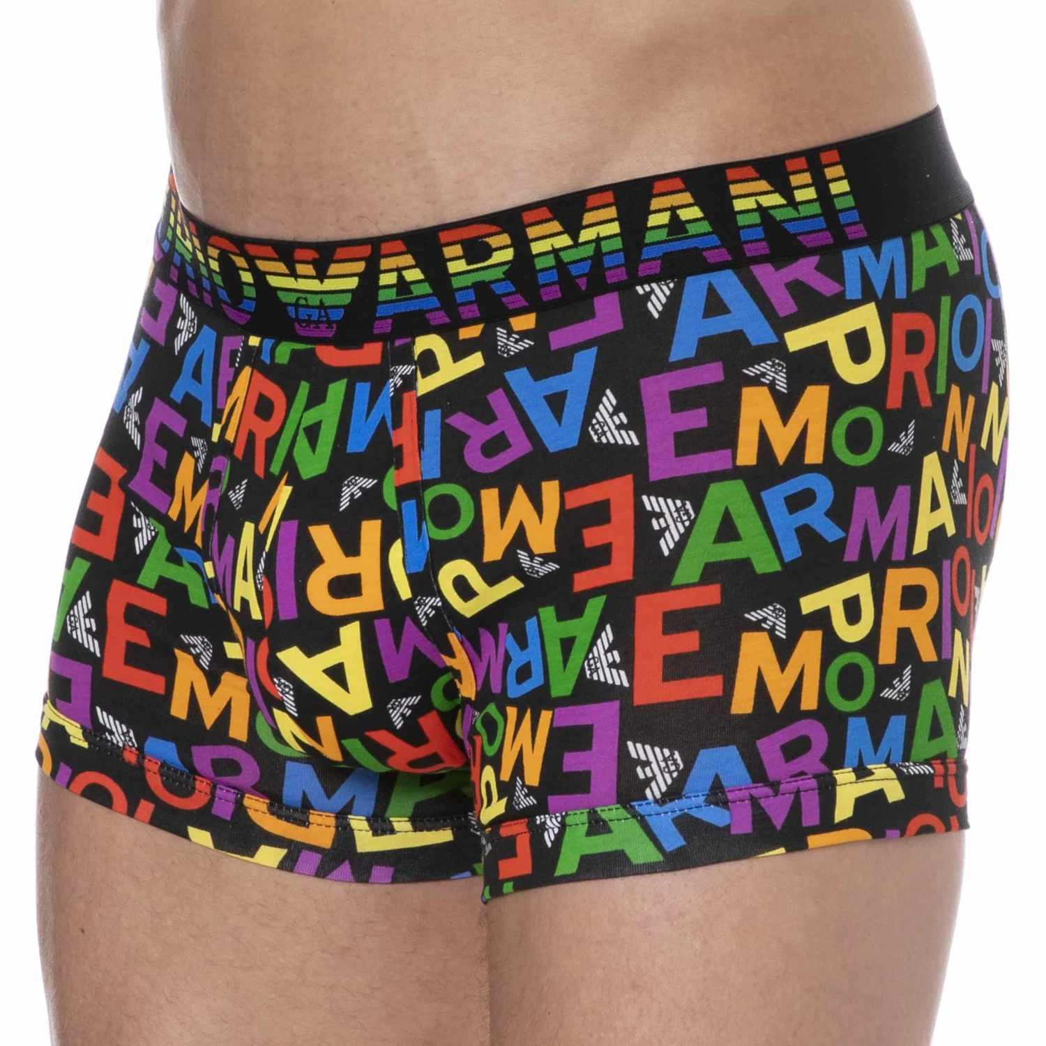 Boxer Rainbow Noir - Logo