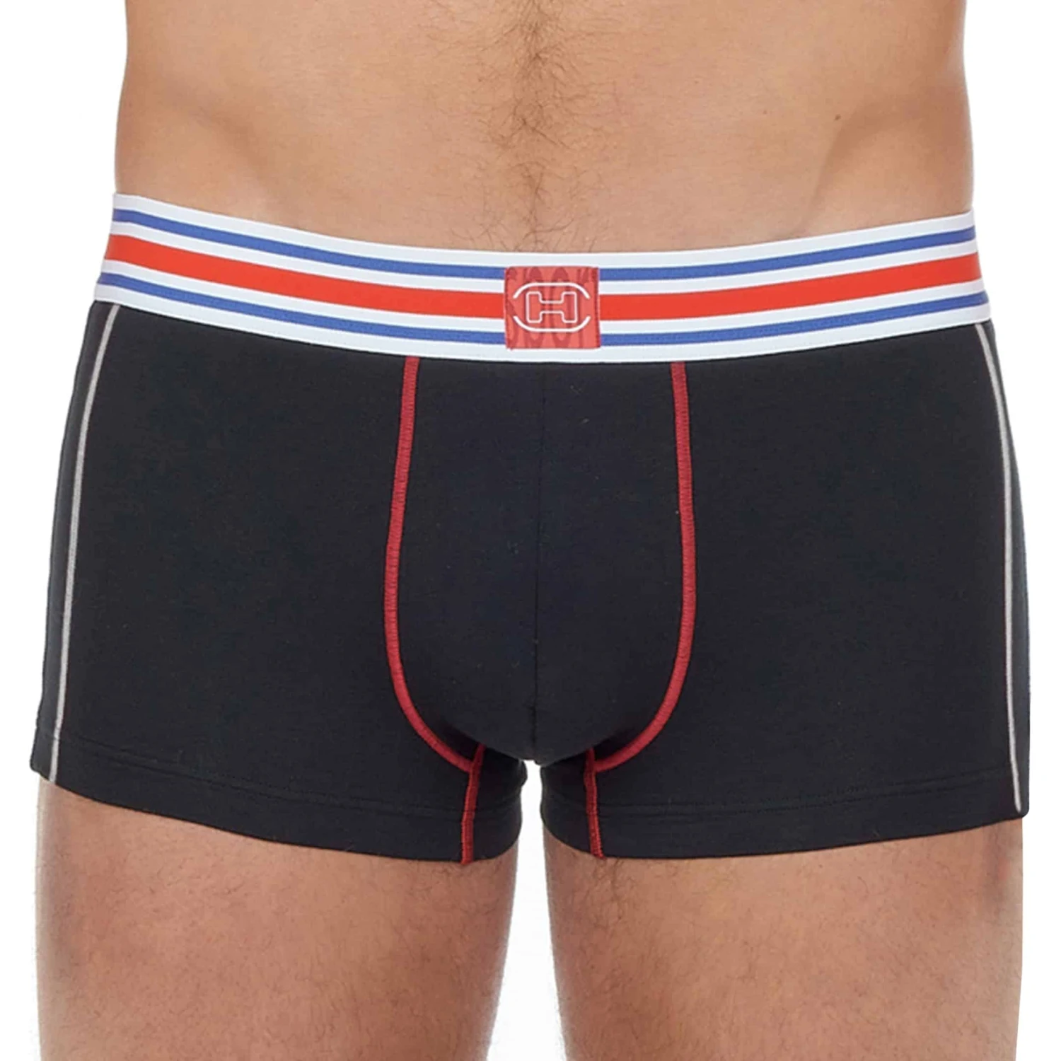 Boxer Tie Break Coton Noir