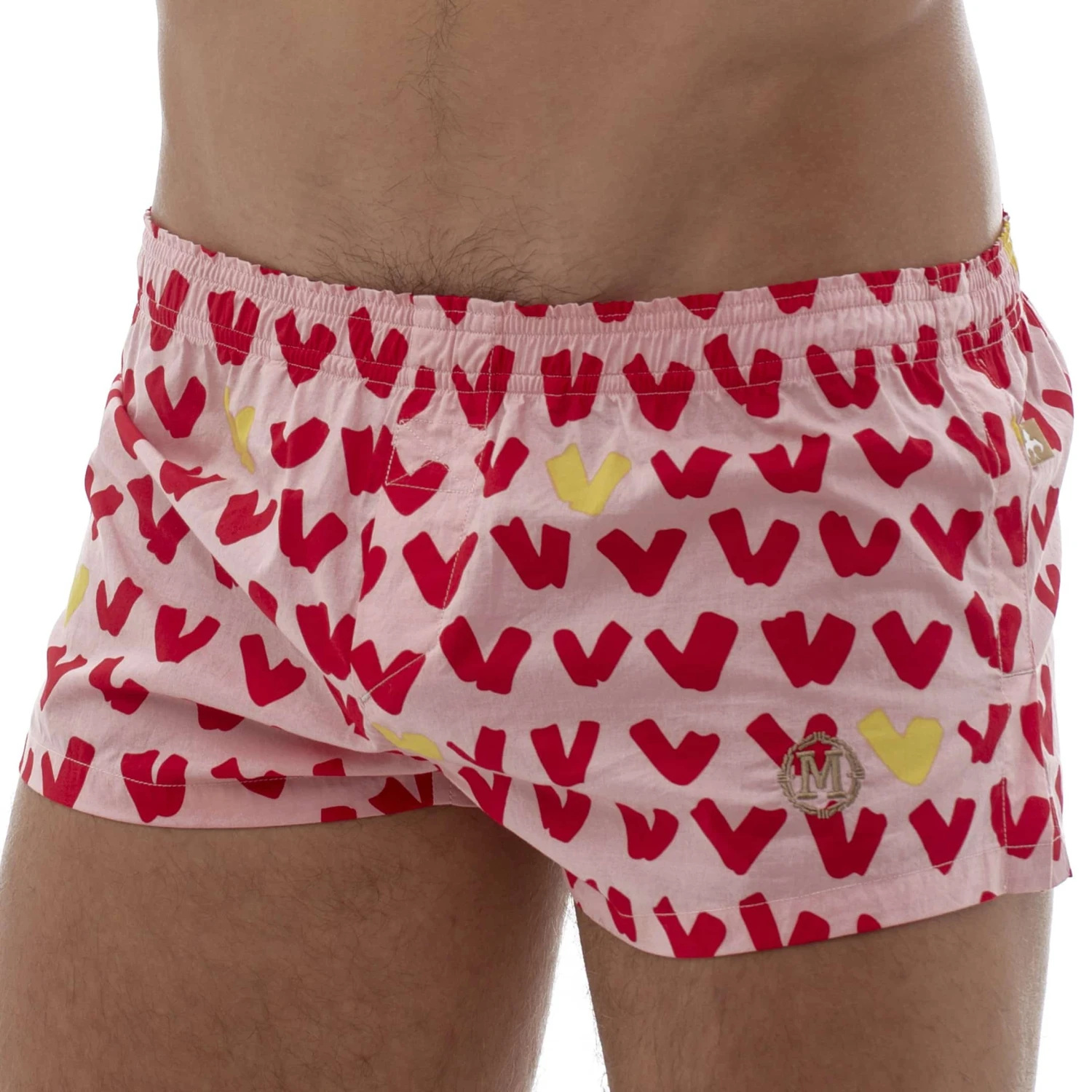 Caleçon Coton VIP Rose - Rouge