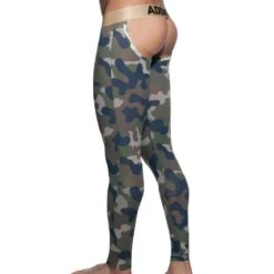 Calecon Long Empty Bottom - Camo Kaki