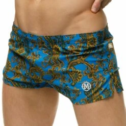 Calecon Paisley Bleu