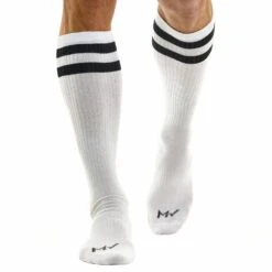 Chaussettes Hautes Football Blanches