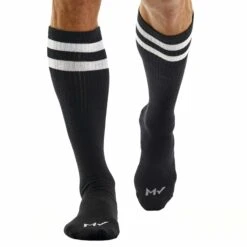 Chaussettes Hautes Football Noires
