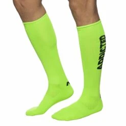 Chaussettes Hautes Neon Vert Fluo