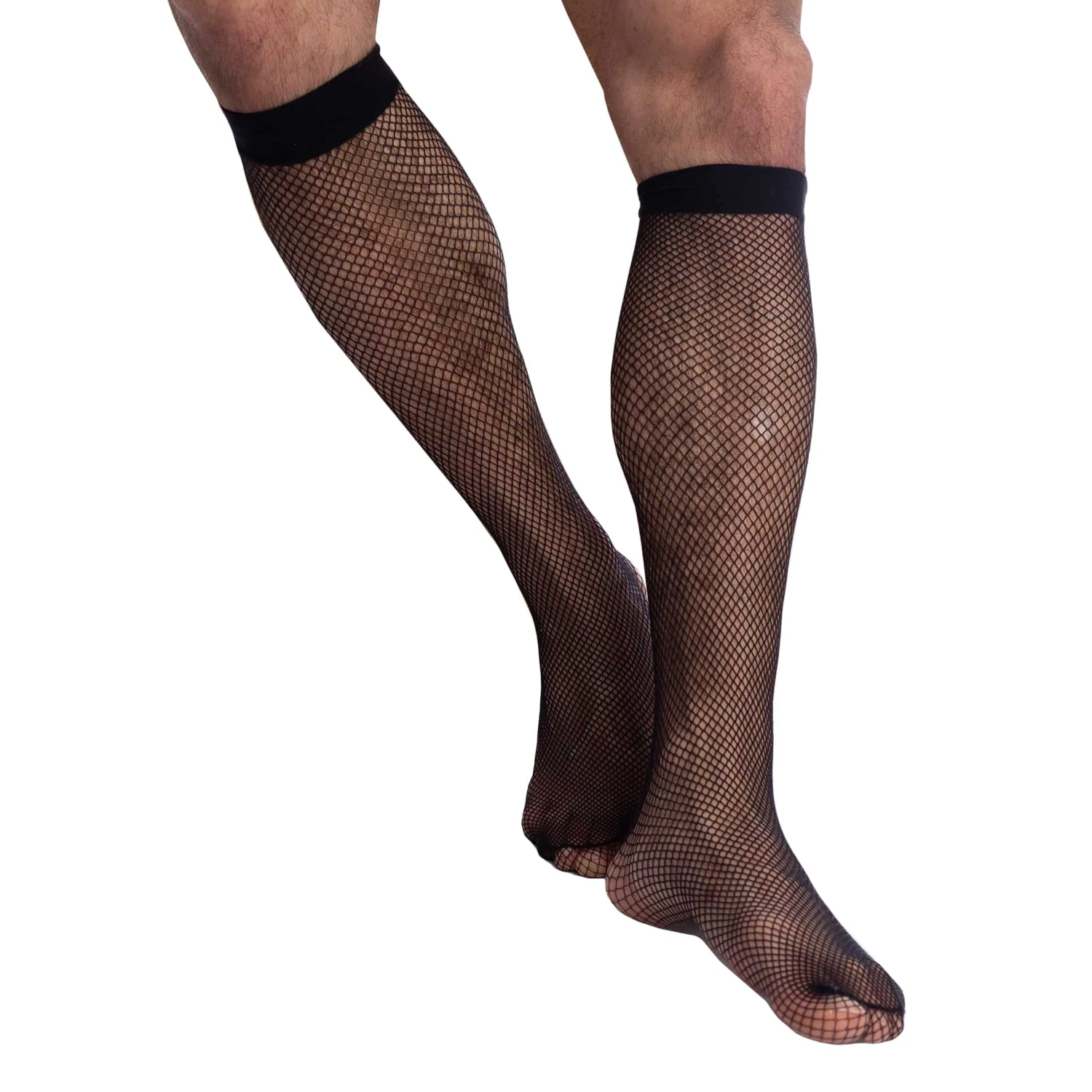 Chaussettes Hautes Résille Noires