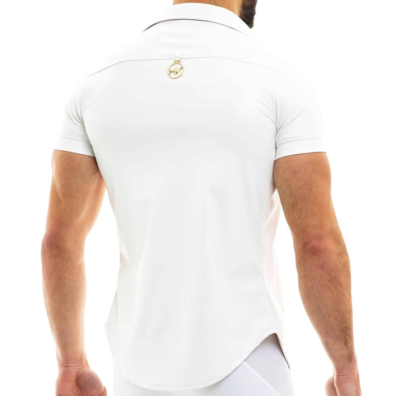 Chemisette Leather Simili-Cuir Blanche â Image 4