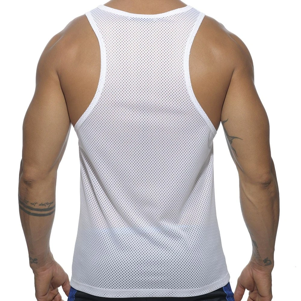 DĂ©bardeur AD Mesh Blanc â Image 2