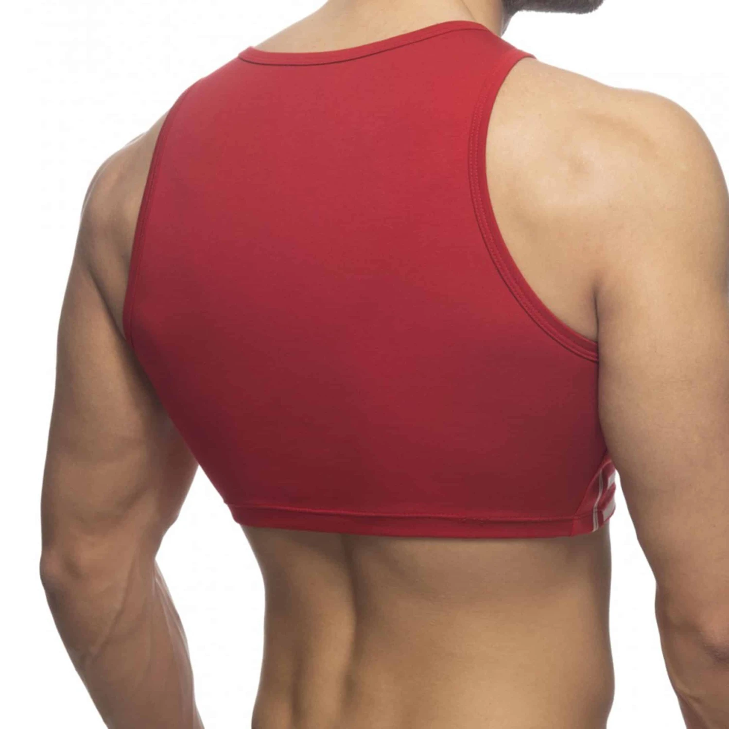 DĂ©bardeur Crop Velvet Sailor Rouge â Image 2