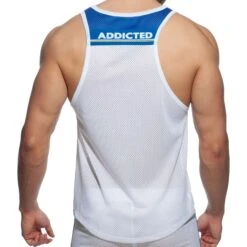 Débardeur Mesh Waistband Blanc