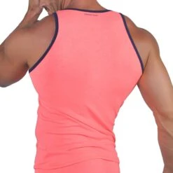 Débardeur Microfibre Rose Fluo - Marine