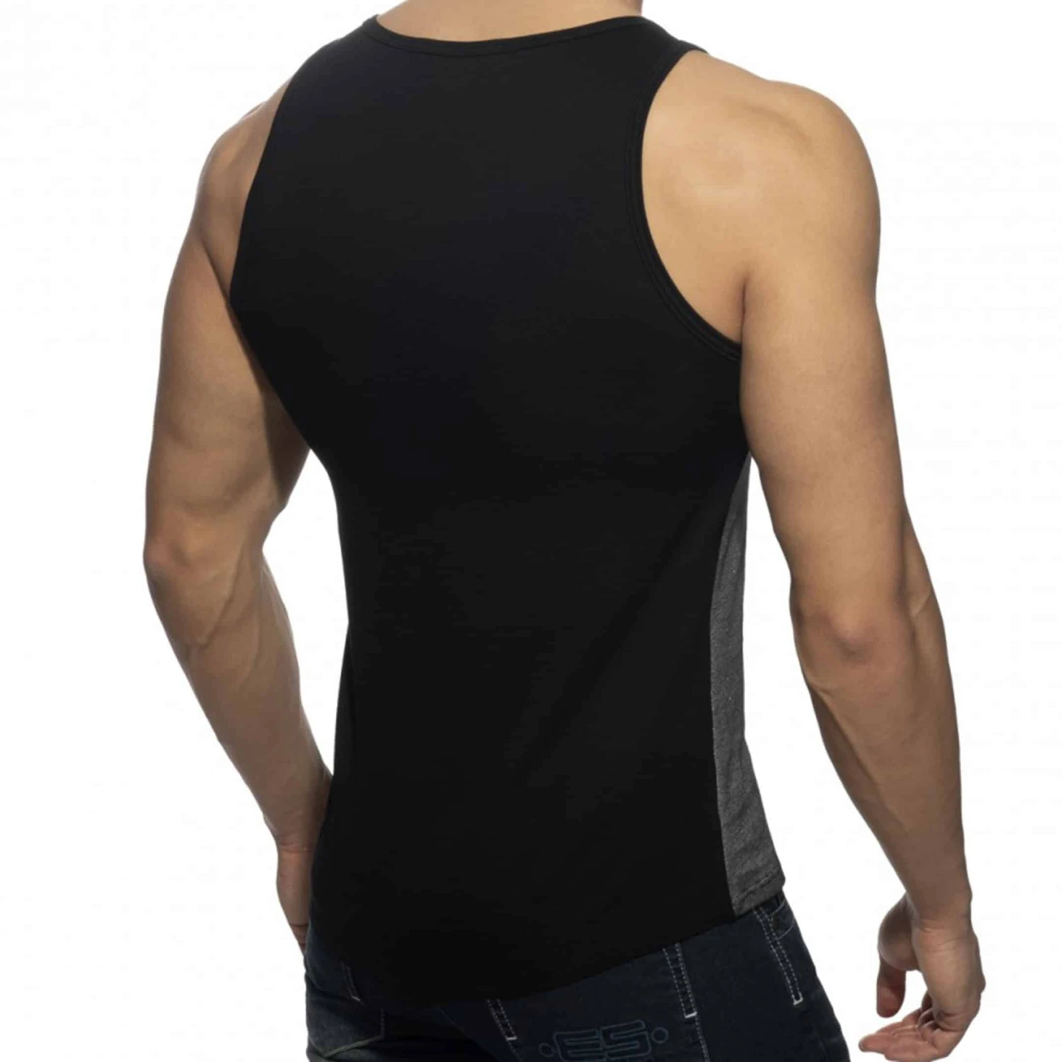 DĂ©bardeur Mini Stripes Noir - Argent â Image 2