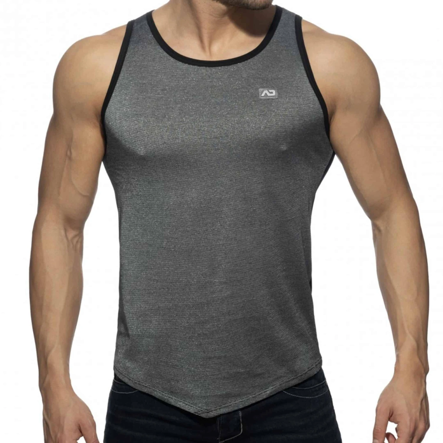 Débardeur Mini Stripes Noir - Argent