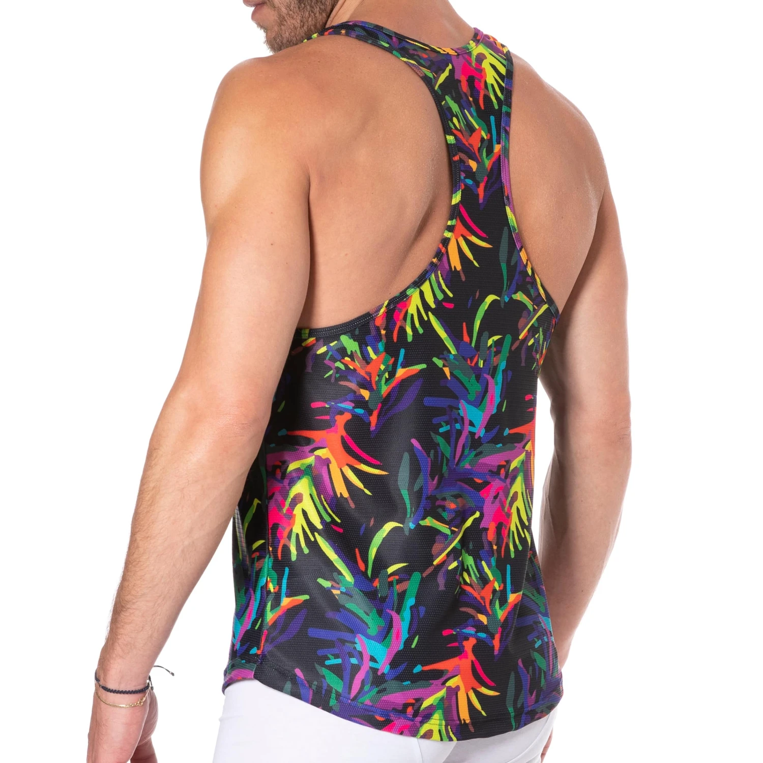 DĂ©bardeur Painted Flowers Noir â Image 2