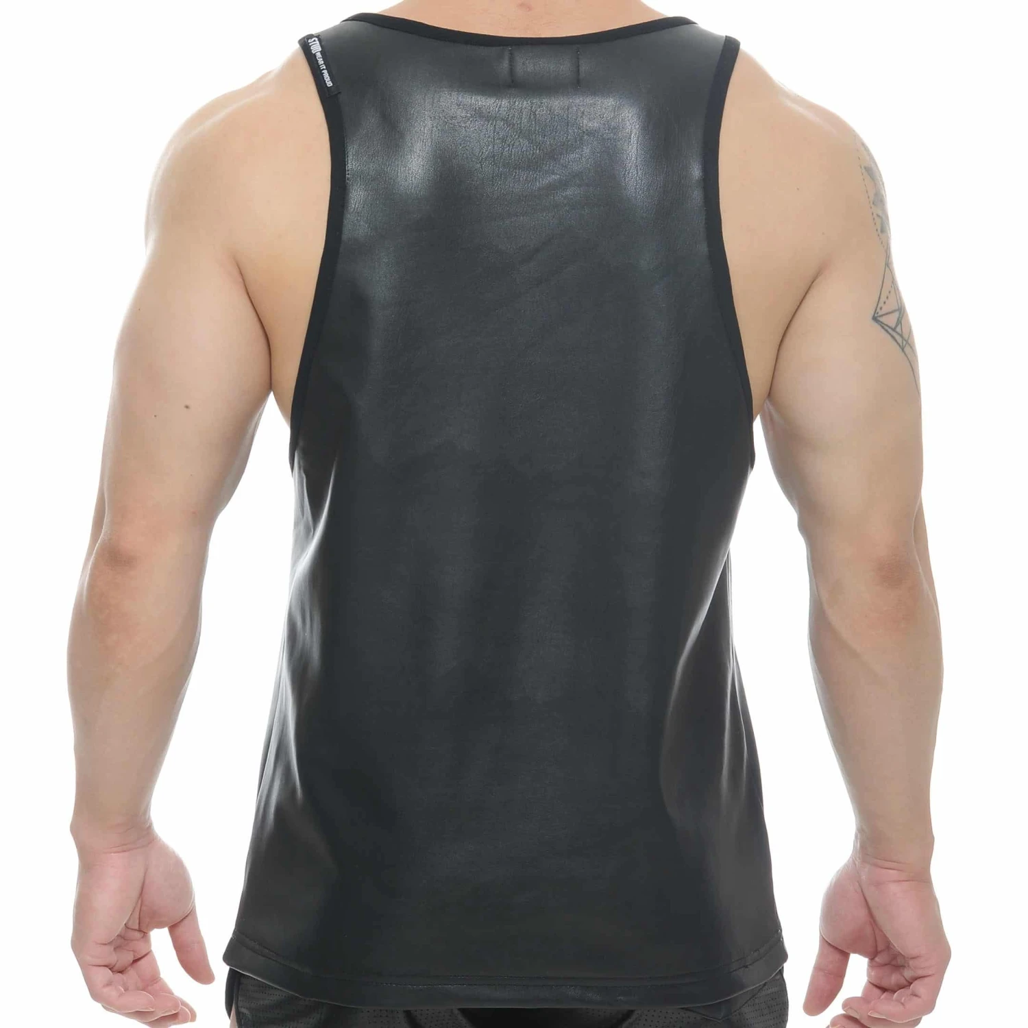 DĂ©bardeur Pierce Simili-Cuir Noir â Image 3