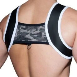 Harnais Carabiner Noir - Blanc