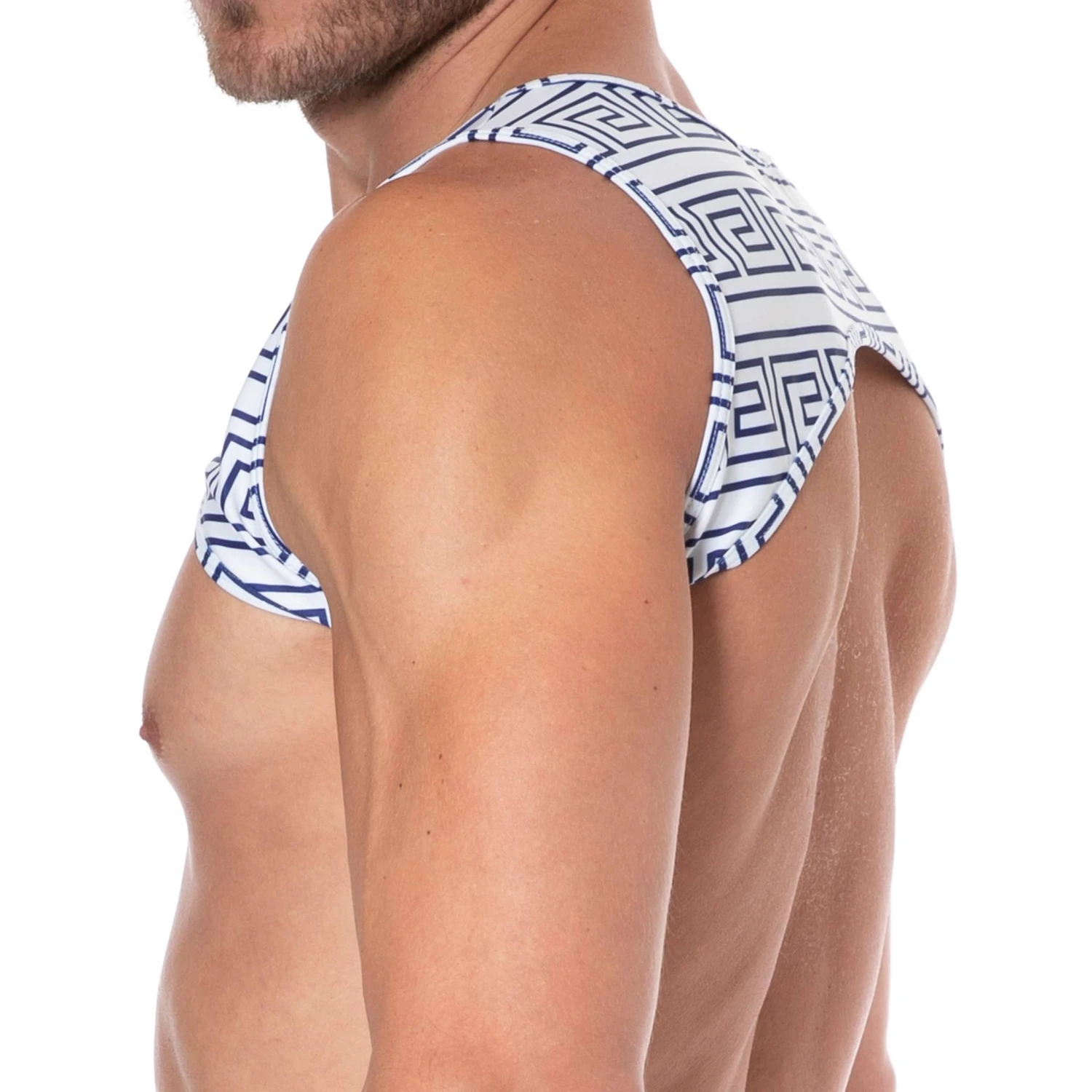 Harnais Greek Frame Blanc - Bleu â Image 2