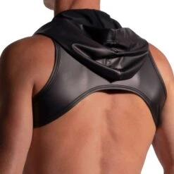 Hoody Crop M2289 Noir