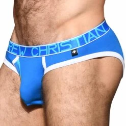 Jock Strap Almost Naked Fly Bleu Electrique
