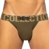 Jock Strap Bikini Recycled Rib Kaki