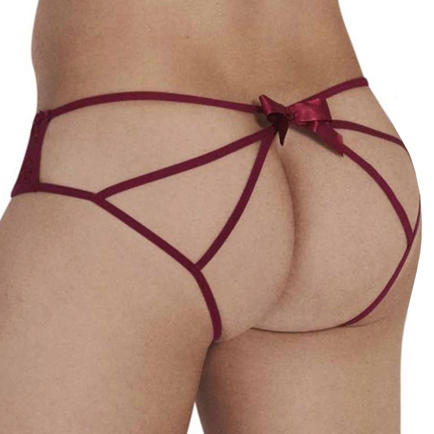 Jock Strap Bow Bordeaux