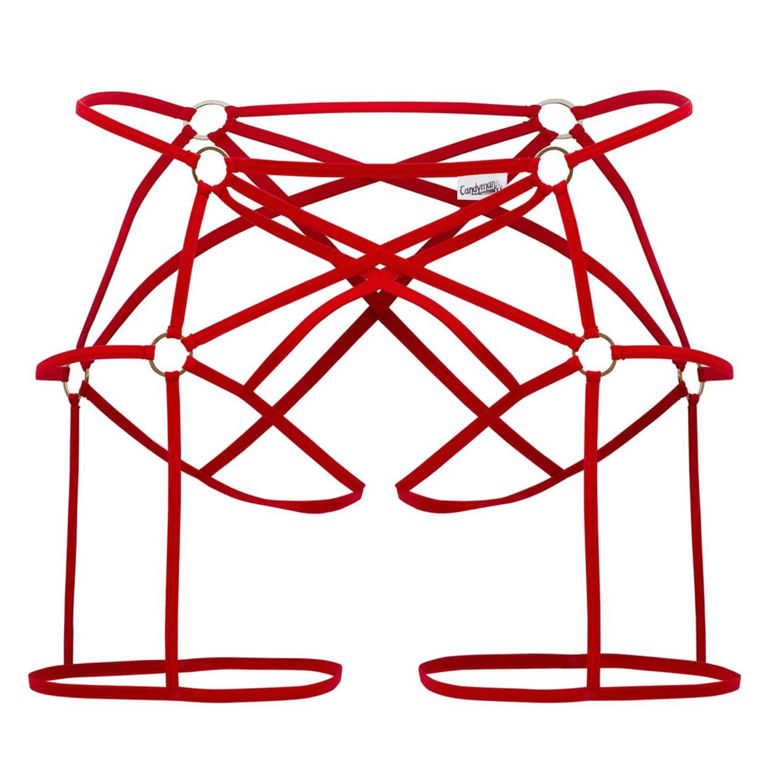 Jock Strap Cage Rouge â Image 3
