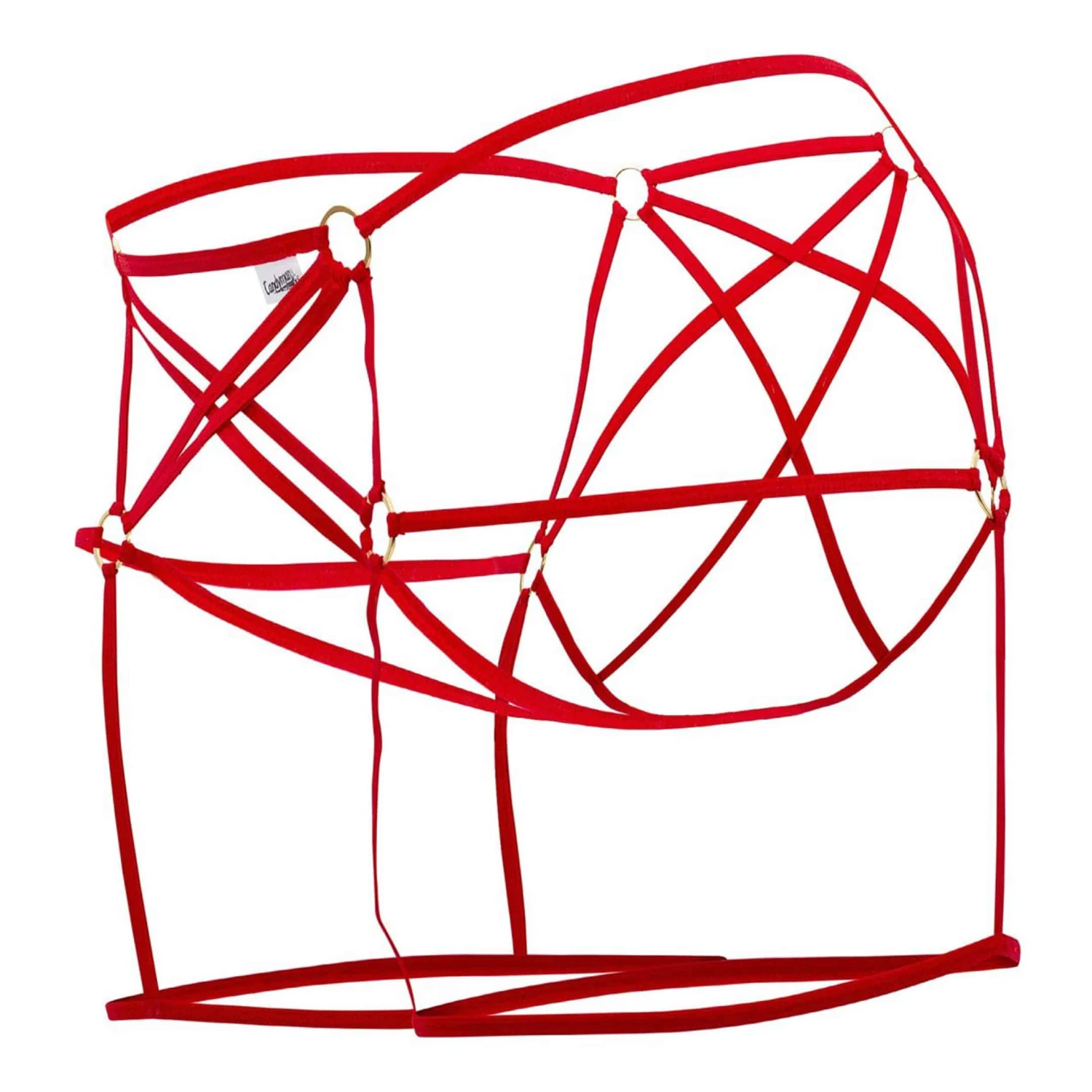 Jock Strap Cage Rouge â Image 4