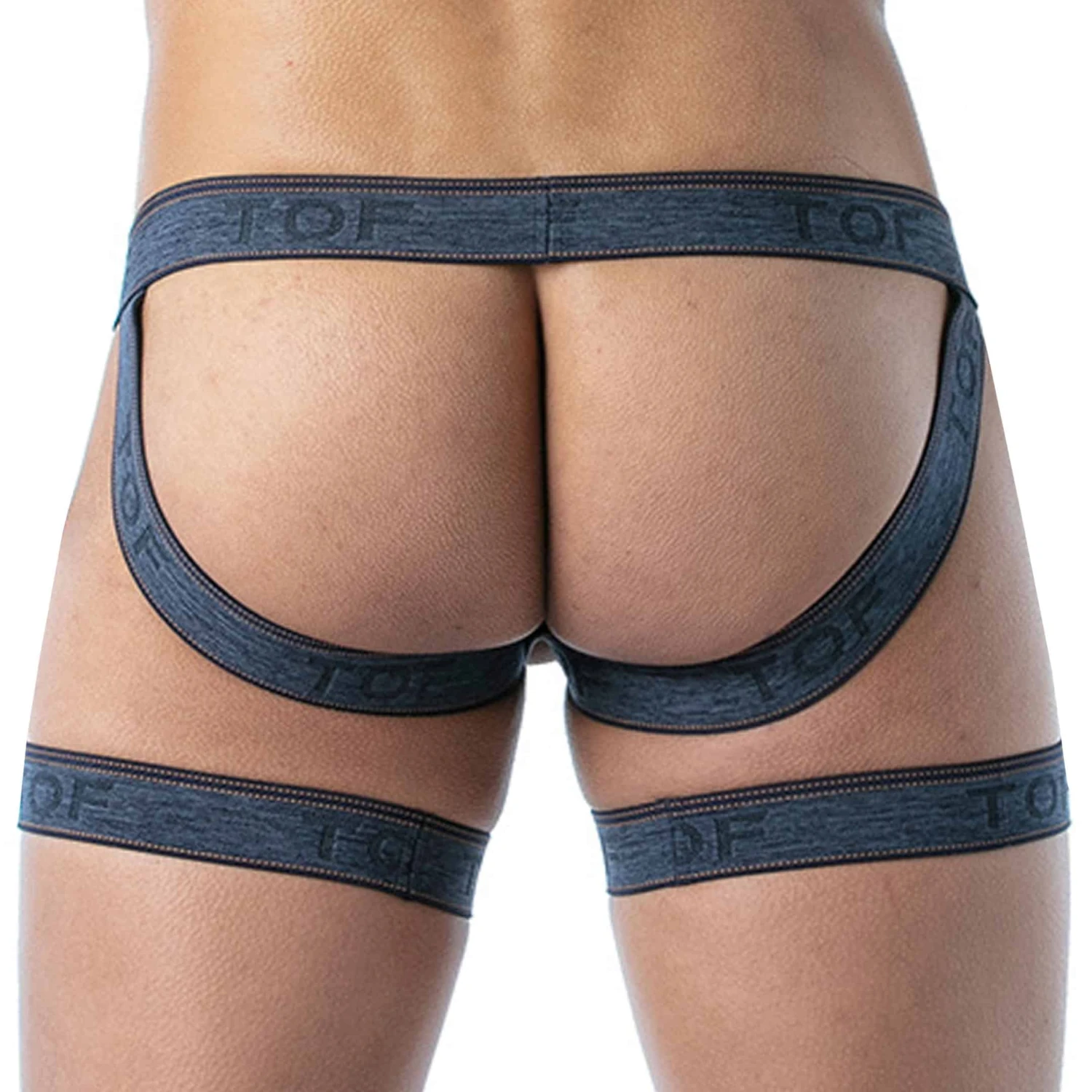 Jock Strap JarretiĂšre Denim Bleu â Image 2