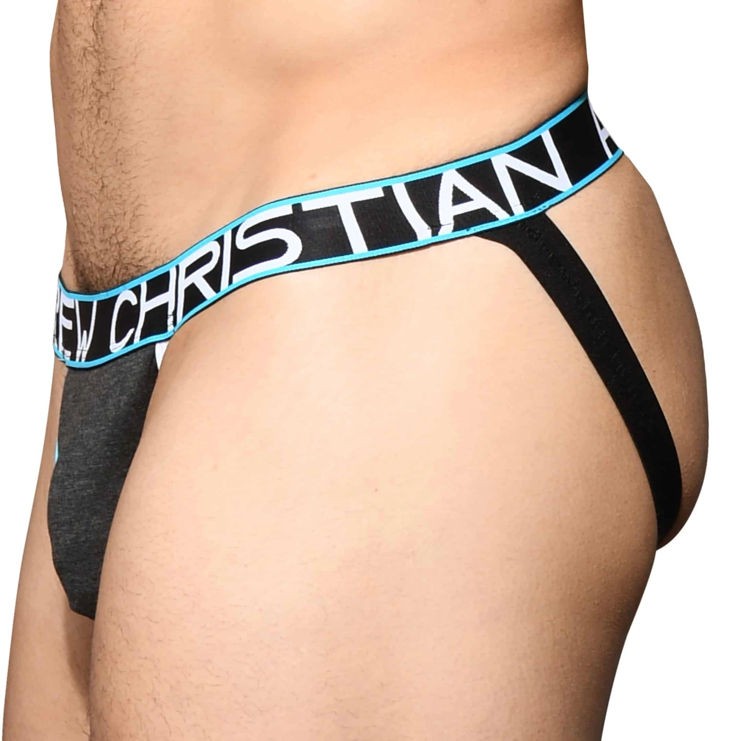 Jockstrap Almost Naked Fly Gris Anthracite â Image 3