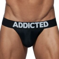 Jockstrap Push Up Mesh Noir