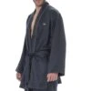Kimono Satin Deluxe Bleu Marine