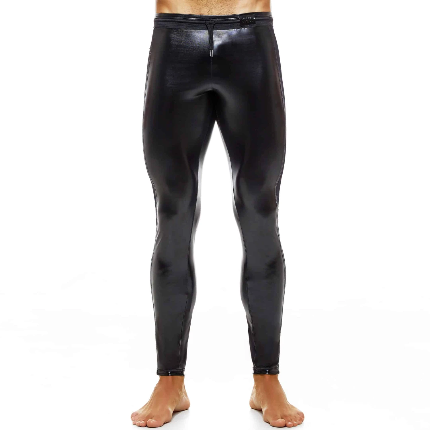 Legging Latex - Voile Noir
